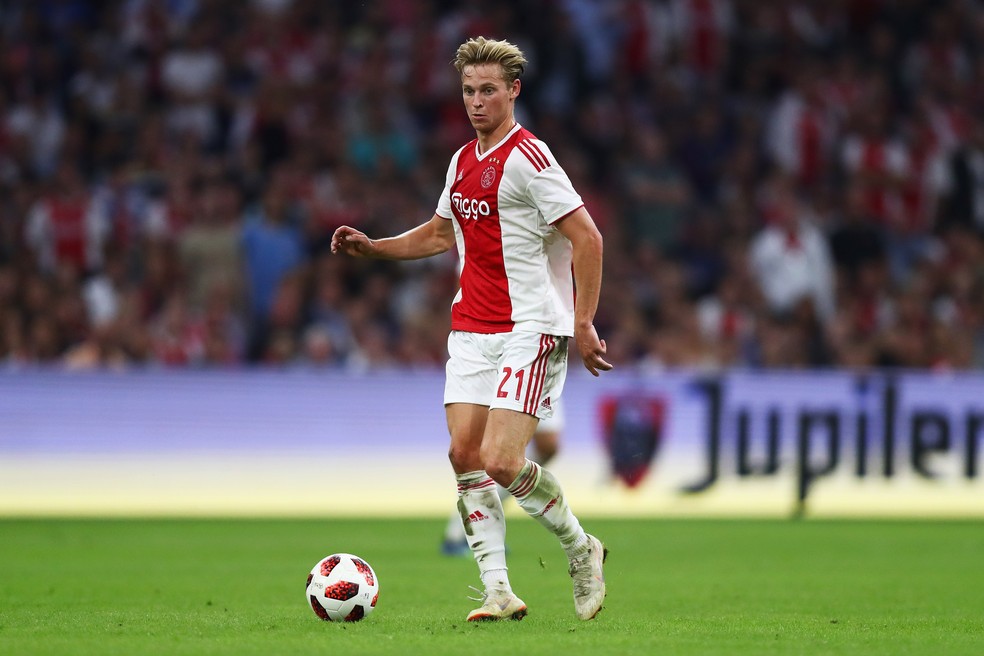 Frenkie de Jong deixará o Ajax ao fim da temporada — Foto: Getty Images
