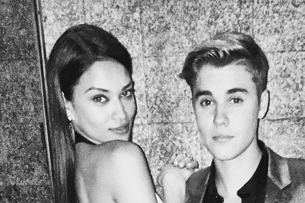Justin Bieber e Shanina Shaik em Las Vegas (Foto: Reprodução Instagram)