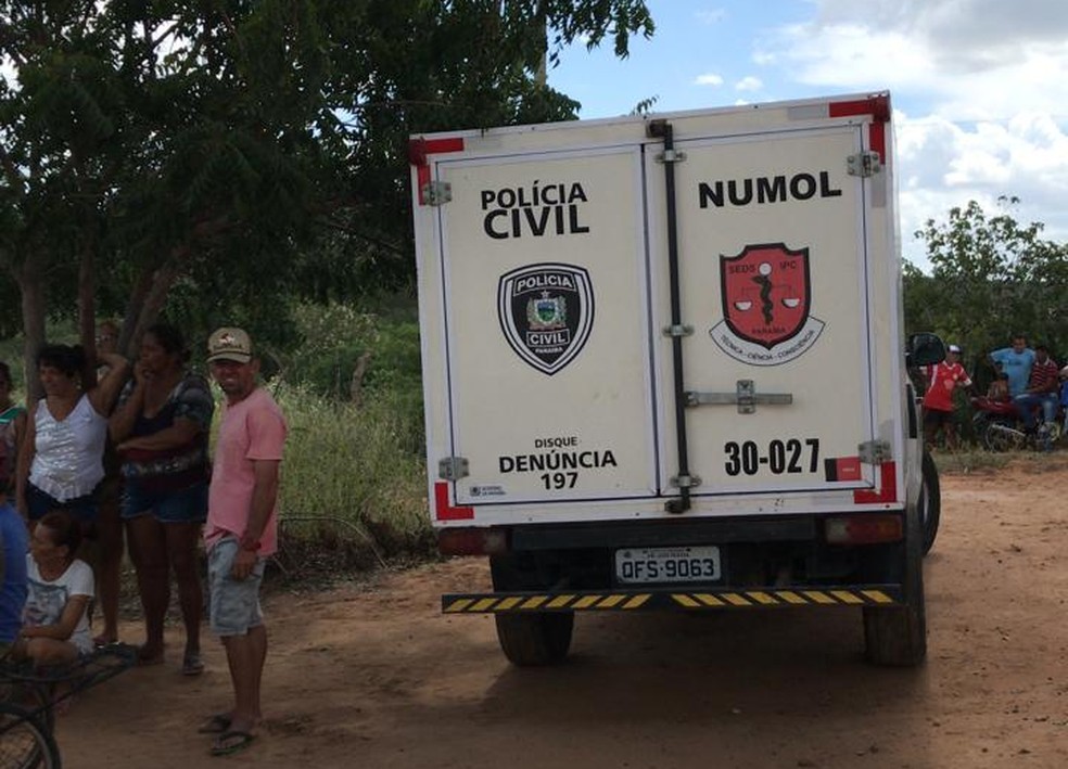 Mulher foi estuprada e mÃ£e dela foi morta a facadas em sÃ­tio de Sossego, no CurimataÃº da ParaÃ­ba â Foto: PolÃ­cia Civil/DivulgaÃ§Ã£o
