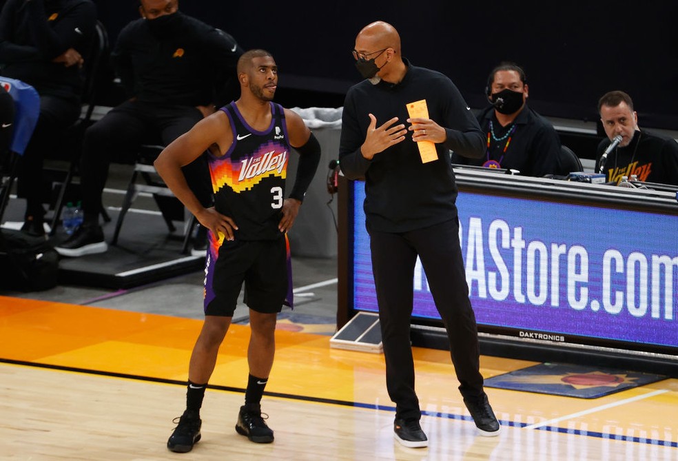 Monty Williams Chris Paul — Foto: Christian Petersen/Getty Images