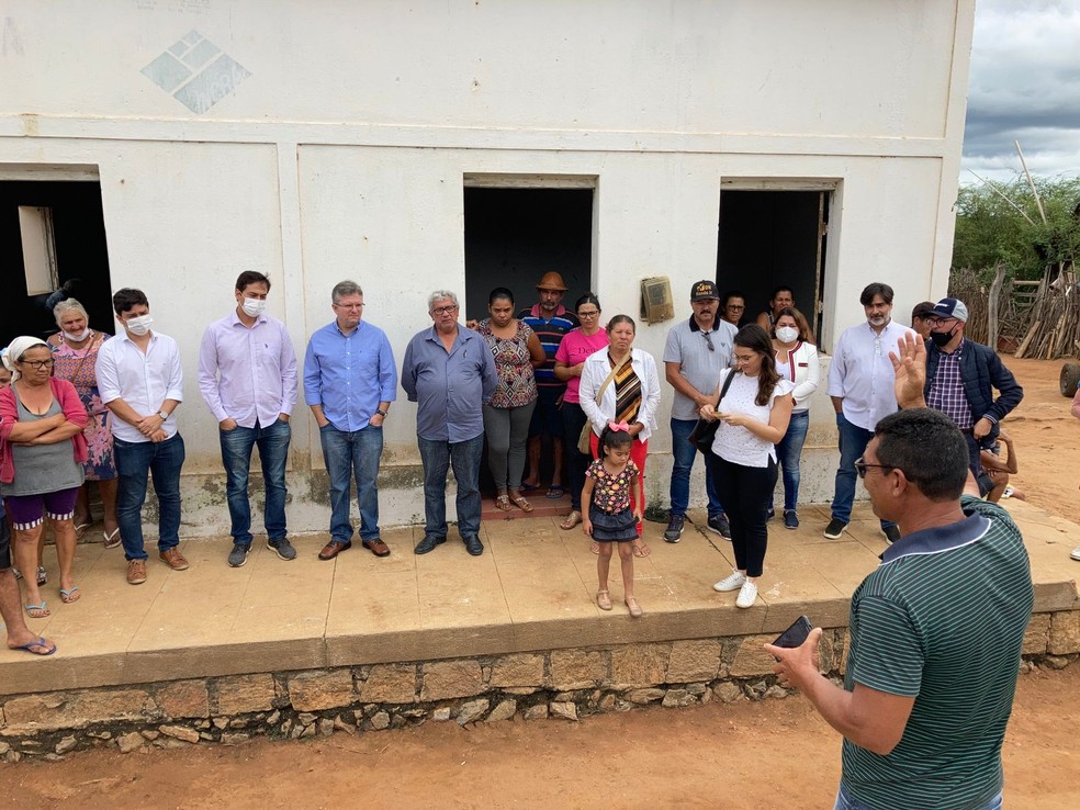 O Ministério Público Federal esteve nessa segunda (20) e terça (21) no assentamento, na zona rural de Monteiro, no Cariri. — Foto: Ministério Público Federal