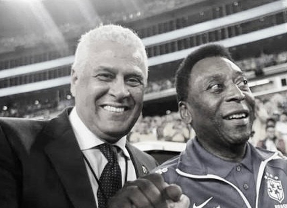 Roberto Dinamite e Pelé