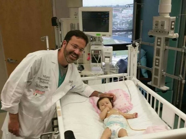 Sofia está nos EUA para fazer cirugia rara (Foto: Divulgação/ Campanha  'Ajude a Sofia´)