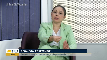 Advogada tira dúvidas sobre investigação de paternidade no Bom Dia Responde