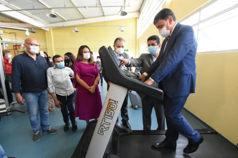 Governador Wellington Dias participou da inauguração nesta segunda-feira (19) — Foto: Divulgação /Governo do Piauí