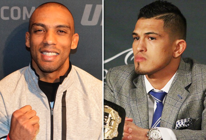 Montagem Edson Barboza x Anthony Pettis (Foto: Combate.com) Montagem Edson Barboza x Anthony Pettis (Foto: Combate.com)