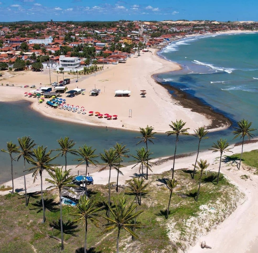 Barra de Maxaranguape, no litoral Norte do RN, não terá festa de réveillon — Foto: Márcio Queiroz/MQimagens/Prefeitura de Maxaranguape