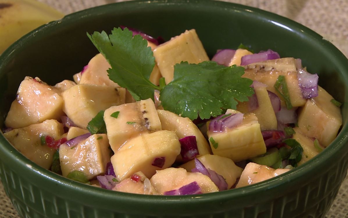 Ceviche de banana-da-terra é receita prática da 'Hora do Rancho'