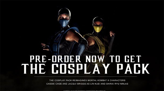 Mortal Kombat XL traz ainda o Pacote Cosplay (Foto: Divulgação/Warner)