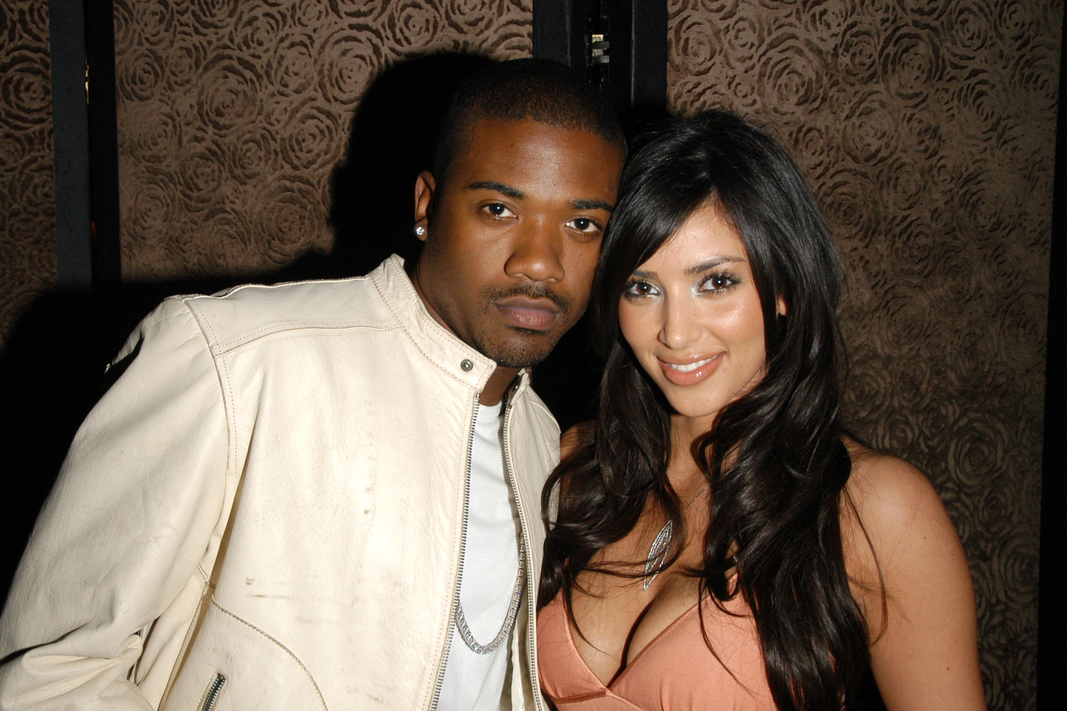  Ray J. e Kim Kardashian, em março de 2006 (Foto: Getty Images)