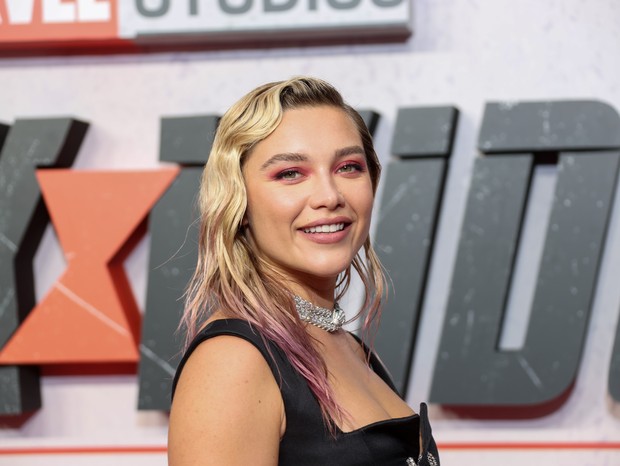 LONDON, ENGLAND - JUNE 29: Florence Pugh attends the "Black Widow" UK Film Premiere at Cineworld Leicester Square on June 29, 2021 in London, England. (Photo by Mike Marsland/WireImage) (Foto: Mike Marsland/WireImage)