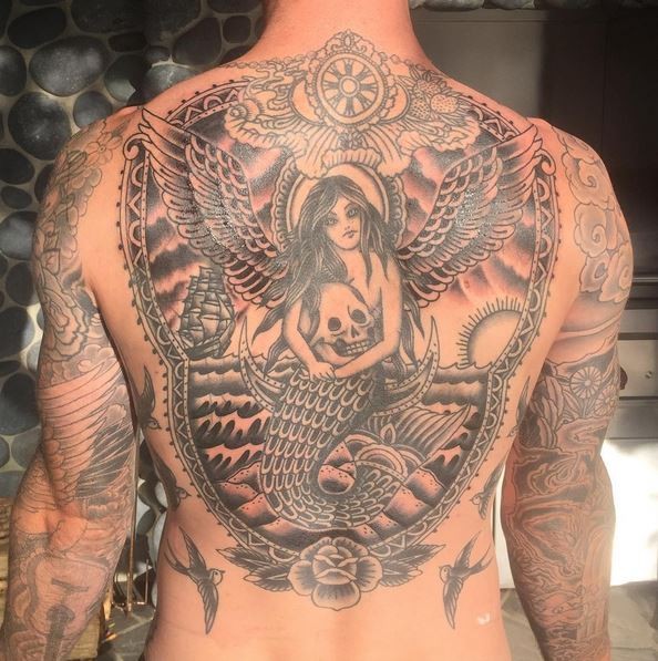 A nova tatuagem de Adam Levine (Foto: Instagram/Reprodução)