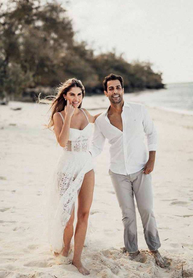 Bárbara Evans e Gustavo Theodoro se casam em Zanzibar (Foto: Reprodução/Instagram)