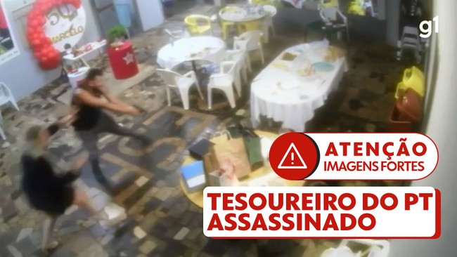 Vídeo mostra momento em que petista é morto em Foz do Iguaçu