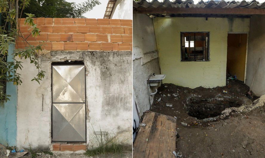 Casa em que corpo de Jeff Machado foi encontrado, localizada na Rua Itueira, em Campo Grande, Zona Oeste do Rio