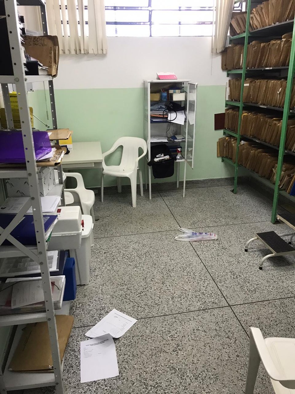 Centro de Saúde do DIC foi furtado nesta terça em Campinas — Foto: Arquivo pessoal