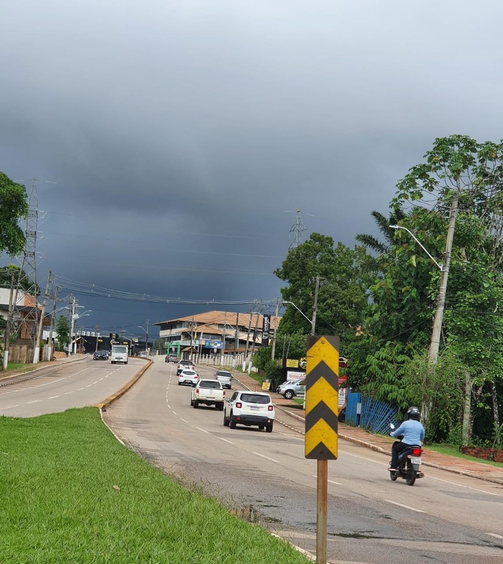 Em dezembro, chuvas se intensificam em todo o Acre — Foto: Iryá Rodrigues/g1 