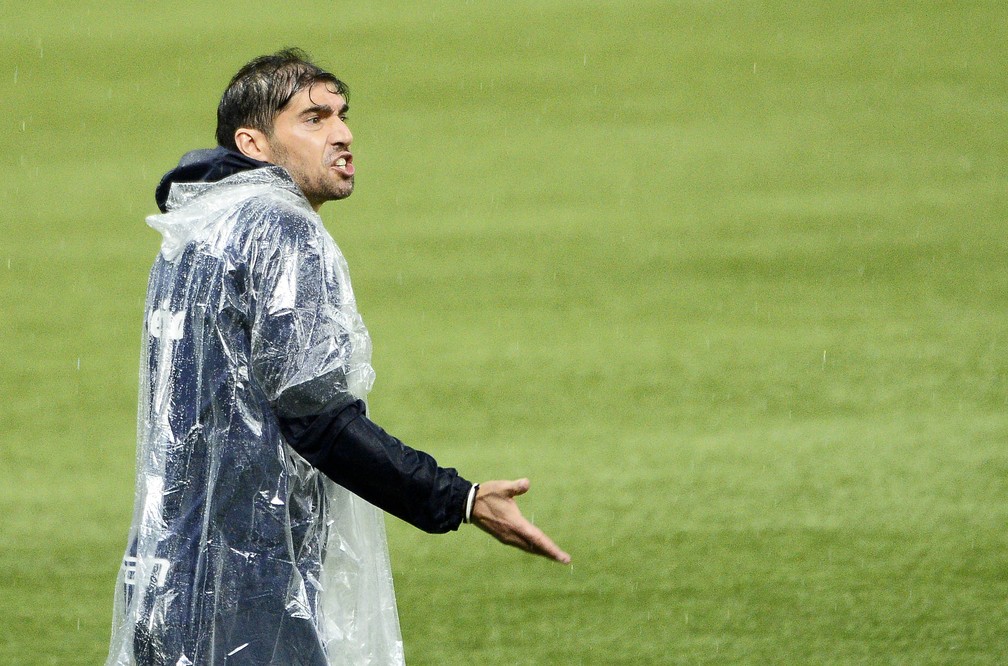 Técnico Abel Ferreira trabalha sob a filosofia do "jogo a jogo"; duelo contra o Fla pode mudar pensamento sobre a Série A — Foto: Marcos Ribolli