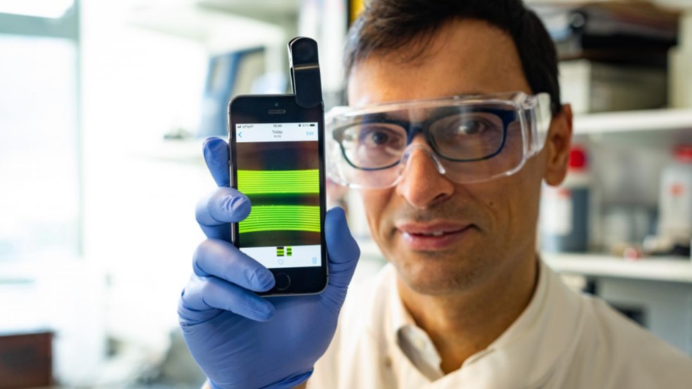 Dr. Nuno Reis lidera o teste que consegue identificar infecção urinária através de câmera de celular — Foto: Reprodução/Fierce Electronics