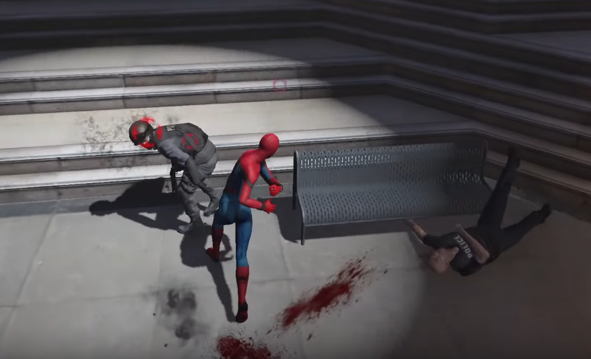 Gta 5 Se Transforma Em Jogo Do Homem Aranha Com Novo Mod Jogos De Acao Techtudo - como chama o jogo do homem de ferro no roblox