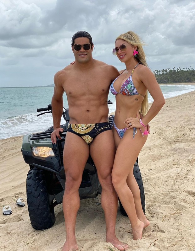 Hulk Paraíba e Camila Ângelo  (Foto: Reprodução/Instagram)