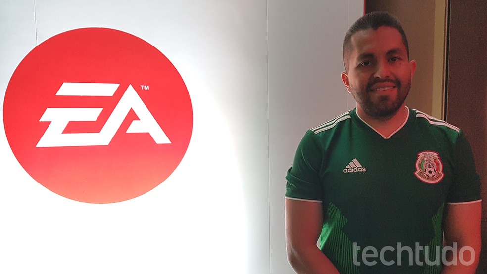 Samuel Rivera, Lead Gameplay Producer de FIFA 19 (Foto: Viviane Werneck / TechTudo)