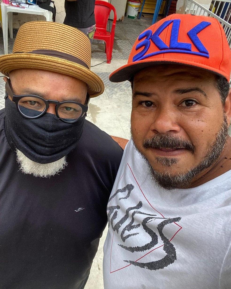 Renatinho Bokaloka e Jorge Arago  Foto: Reproduo/ Instagram