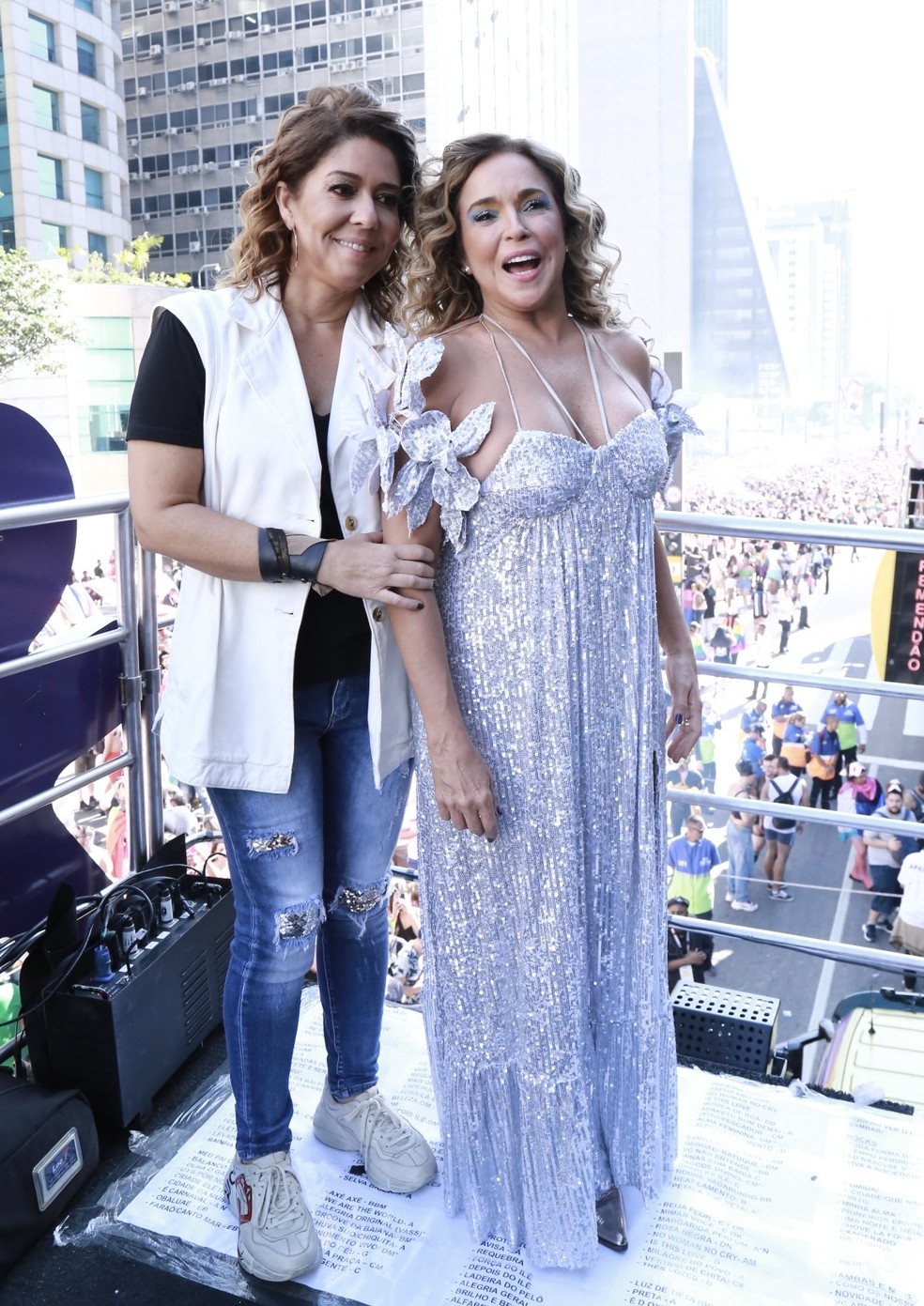Malu Verçosa e Daniela Mercury — Foto: Cláudio Augusto/Brazilnews 