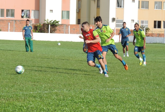 Jogadores do Sampaio vem realizando treinamento desde o último dia 19 de dezembro (Foto: Sampaio / Divulgação) Jogadores do Sampaio vem realizando treinamento desde o último dia 19 de dezembro (Foto: Sampaio / Divulgação)