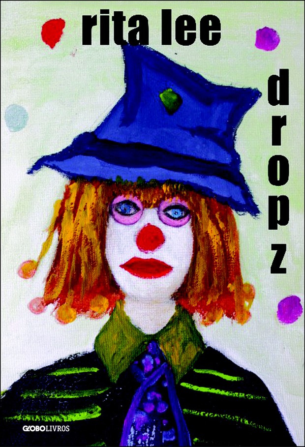 A capa do livro, criada por Rita com autorretrato pintado em 1997 (Foto: Guilherme Samora)