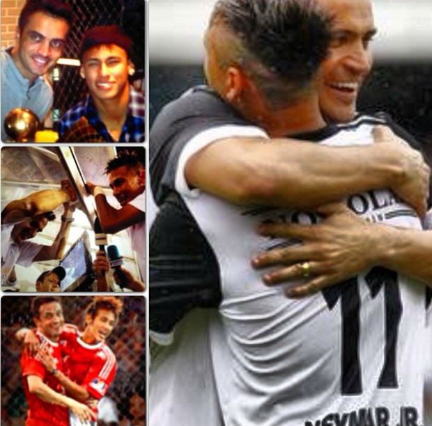 Falcão e Neymar (Foto: Reprodução Instagram)
