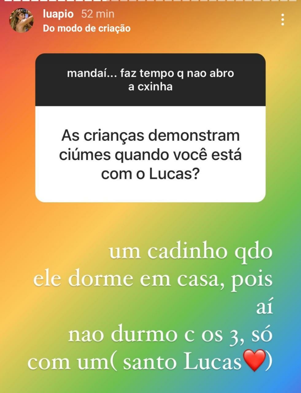 Luana Piovani responde a perguntas de internautas (Foto: Reprodução/Instagram)