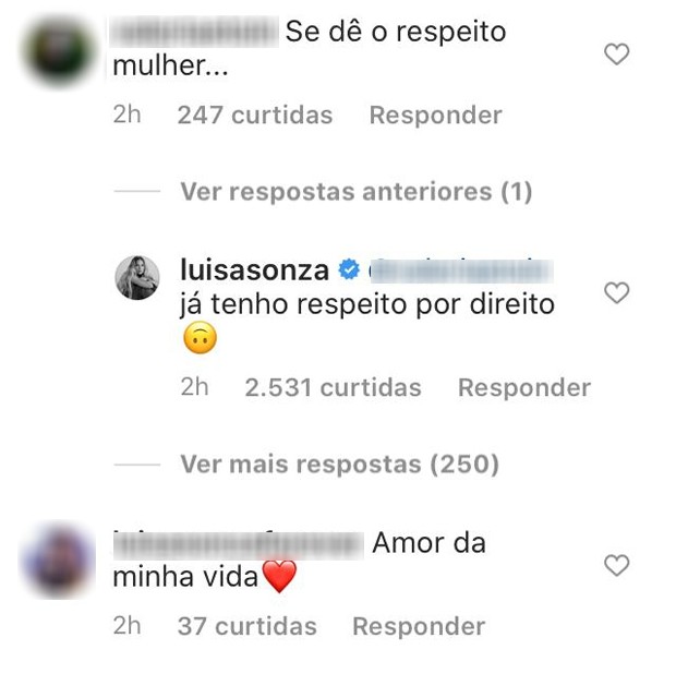 Luisa Sonza responde internauta que criticou sua foto (Foto: Reprodução/Instagram)