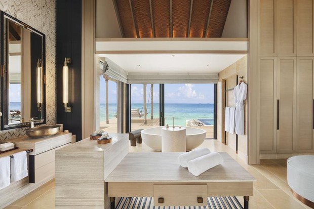 Resort de luxo nas Ilhas Maldivas (Foto: Divulgação)