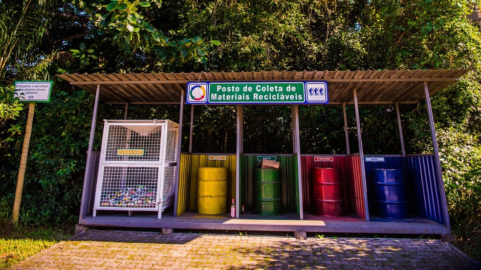 O bairro tem um dos melhores programas de coleta seletiva mantidos pela iniciativa privada do pa&iacute;s  &mdash; Foto: Divulga&ccedil;&atilde;o/Sobloco