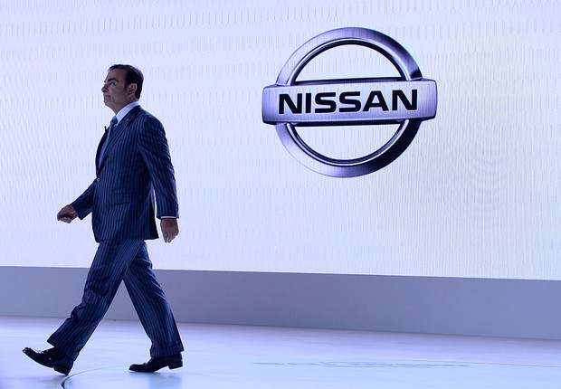 TOKYO, JAPAN - OCTOBER 28: Carlos Ghosn, CEO of Nissan attends the media preview ahead of The 44th Tokyo Motor Show 2015 at Tokyo Big Sight on October 28, 2015 in Tokyo, Japan. The Tokyo Motor Show 2015 will be held from October 29 to November 8, 2015. (P (Foto: Takashi Aoyama/Getty Images)