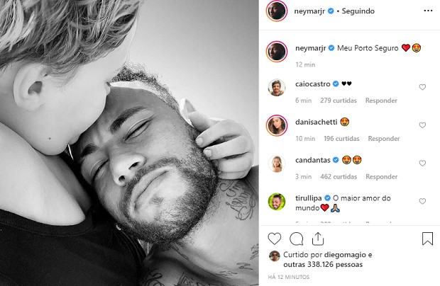 Caio Castro e Tirulipa deixaram comentários (Foto: Instagram/ Reprodução)