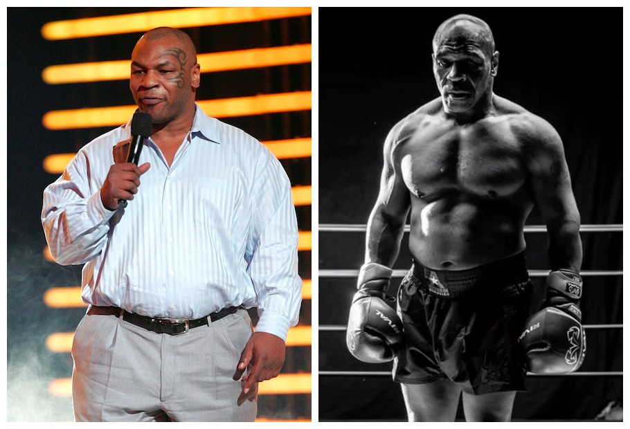 O boxeador Mike Tyson perdeu 42 Kg para retornar aos ringues em 2020 (Foto: Getty Images/Instagram)