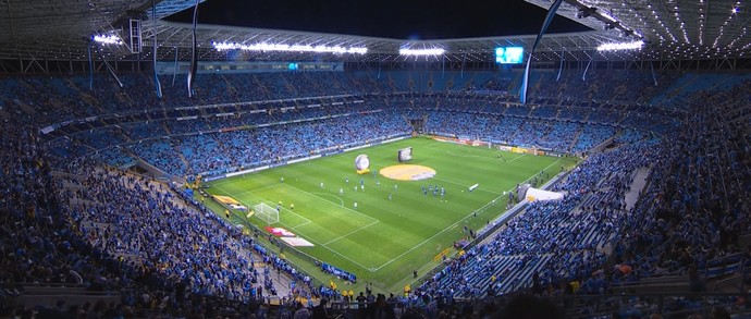 Arena Grêmio; Cruzeiro; Grêmio (Foto: Reprodução/TV Globo)