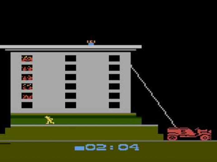 Fire Fighter, sem objetivo e sem graça (Foto: Reprodução/Atari Archives)