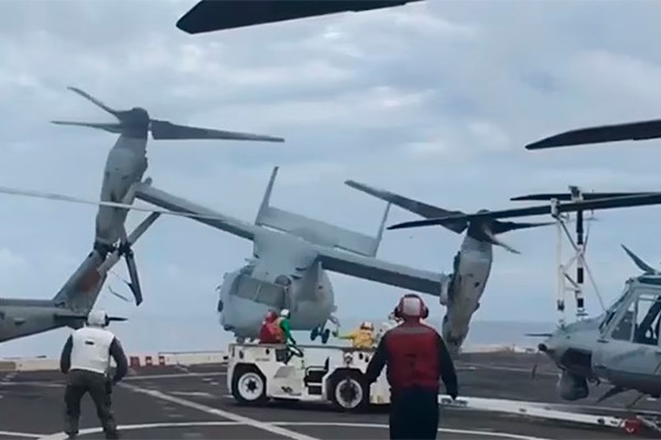 Vídeo inédito mostra queda de helicóptero que matou três militares americanos (Foto: divulgação)