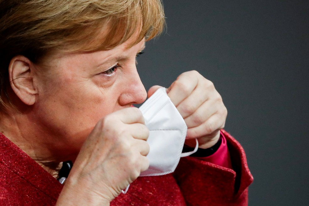 A chanceler alemã, Angela Merkel — Foto: Hannibal Hanschke/Reuters