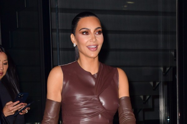 A socialite Kim Kardashian na saída do Innovator Awards 2021, em Nova York (Foto: Getty Images)