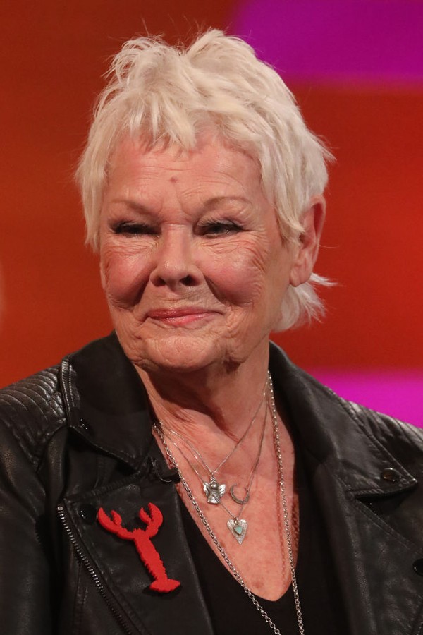 Judi Dench during the filming for the Graham Norton Show at BBC Studioworks 6 Television Centre, Wood Lane, London, to be aired on BBC One on Friday evening. (Photo by Isabel Infantes/PA Images via Getty Images) (Foto: PA Images via Getty Images)