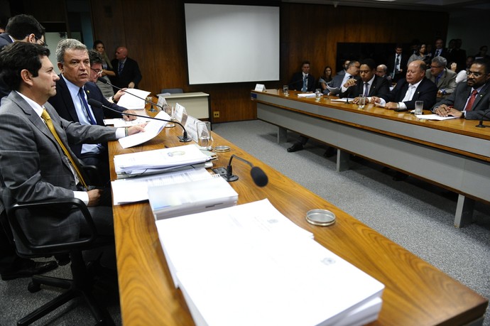 MP do Futebol apresentação relatório Otávio Leite (Foto: Marcos Oliveira / Agência Senado)