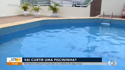 Bombeiros reforçam quais são os cuidados para evitar acidentes na piscina