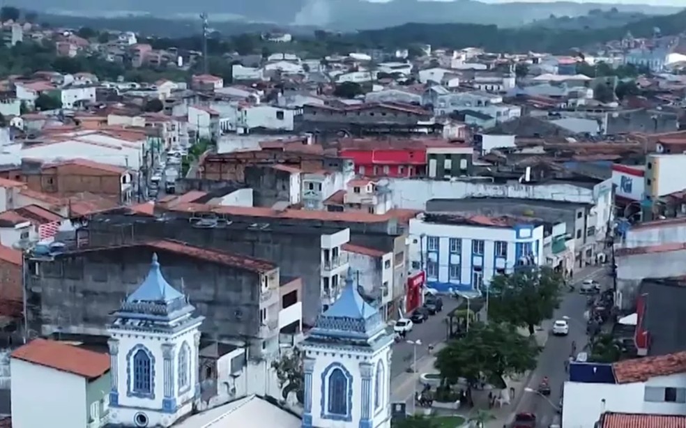 Crime aconteceu na cidade de Santo Amaro, no recôncavo baiano — Foto: Reprodução/TV Bahia