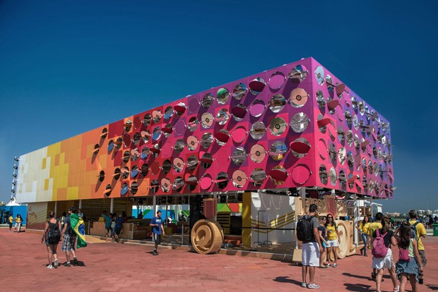 Pavilhão Interativo, no Parque Olímpico, foi uma das obras premiadas no iFDesign Awards 2018 (Foto: Divulgação)