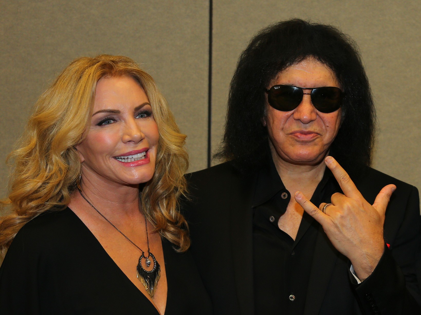 Shannon Tweed Simmons e Gene Simmons (Foto: Getty Images)