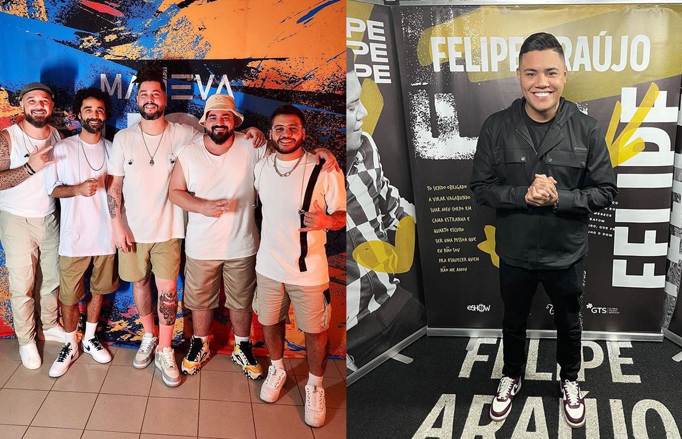 Maneva convida Felipe Araújo para gravação do hit sertanejo 'Evidências' em novo DVD
